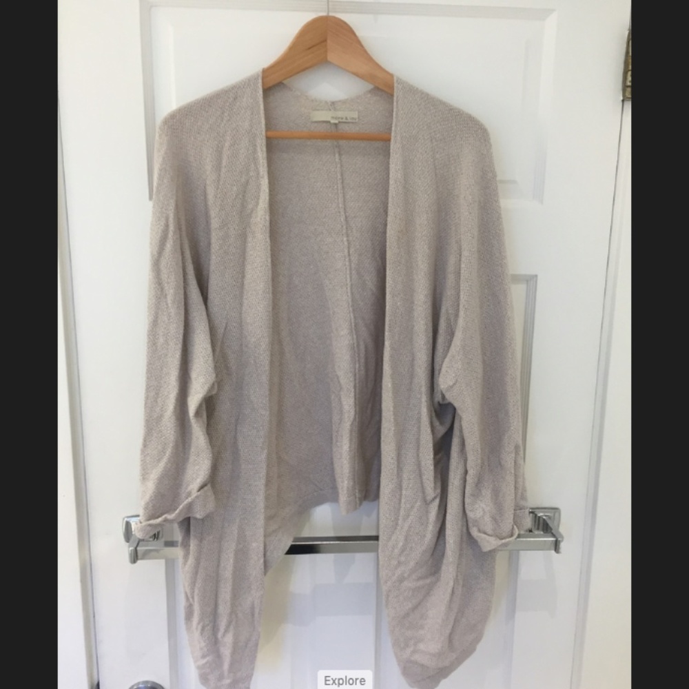Beige loose sweater
